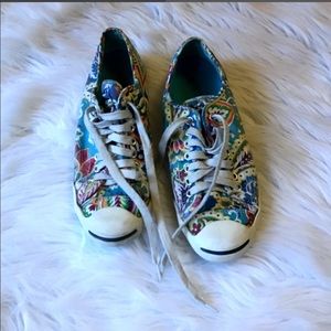 (Jack Purcell Converse) pre-loved paisley low top